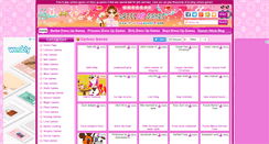 Desktop Screenshot of cartoon-games.dressupgames8.com