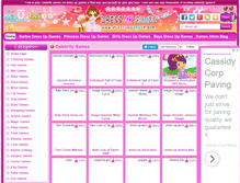 Tablet Screenshot of celebrity-games.dressupgames8.com